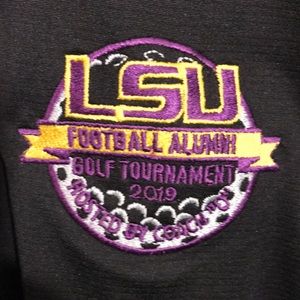 LSU Football Alumni Golf tournament 2019 polo cool